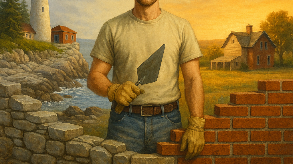 From Stone Walls to Buckeye Brick: How Being a Mainer Shaped My Love for Masonry—and How Ohio Became My Next Chapter