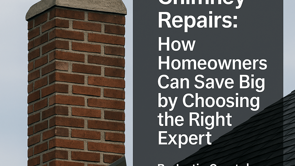 Chimney Repairs How Homeowners Can Save Big by Choosing the Right Expert